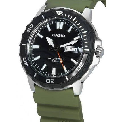 Casio Standard Analogique Cadran Noir Quartz MTD-125-3A MTD125-3 100M Montre Homme