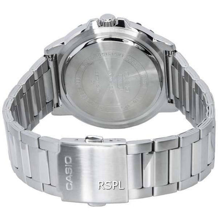 Casio Enticer Standard Analogique Cadran Noir Quartz MTD-125D-1A1 MTD125D-1A1 100M Montre Homme