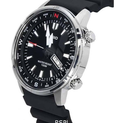 Montre pour homme Casio Enticer Standard Analogique Bracelet en résine Quartz MTD-130-1A MTD130-1 100M