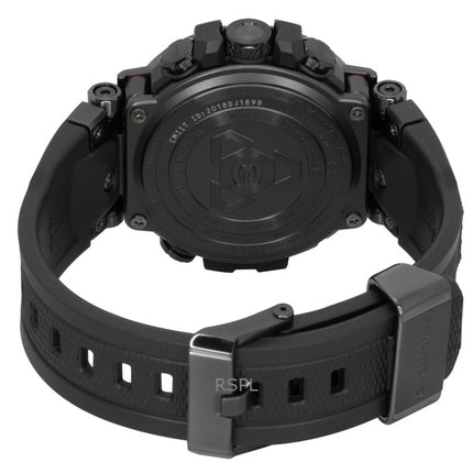 Montre homme Casio G-Shock MT-G analogique avec bracelet en résine, cadran noir et fonction solaire MTG-B1000B-1A, 200 m