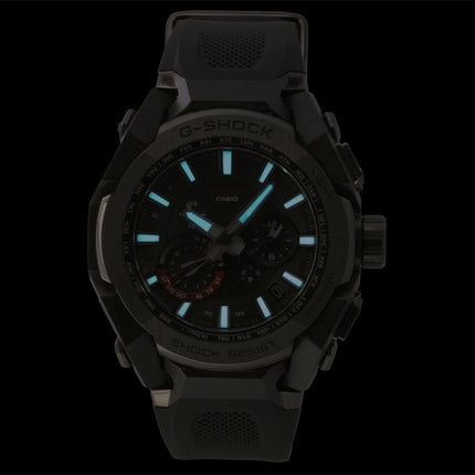 Montre homme Casio G-Shock MT G Smartphone Link, bracelet en résine noire, cadran noir, solaire MTG-B4000B-1A, étanche à 200 m
