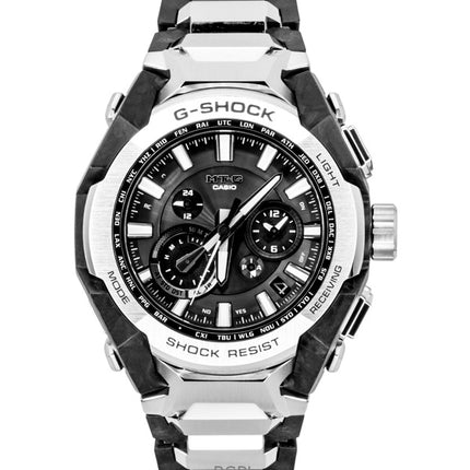 Montre homme Casio G-Shock MT-G analogique connectée pour smartphone, cadran noir, solaire MTG-B4000D-1A, étanche à 200 m