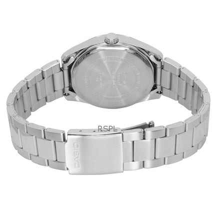Montre analogique Casio Standard pour homme, acier inoxydable, cadran bleu clair, quartz, MTP-1302DA-2A2V