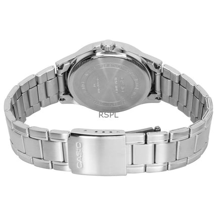 Montre analogique Casio Standard pour homme, acier inoxydable, cadran gris, quartz, MTP-1381D-8AV