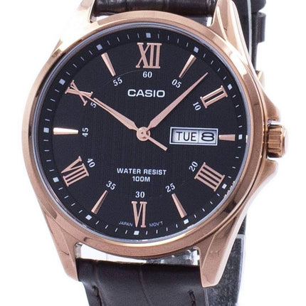 Montre analogique Quartz Casio Enticer MTP-1384L-1AV MTP1384L-1AV masculine