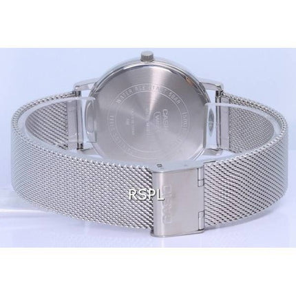 Casio Analogique Acier Inoxydable Maille Argent Cadran Quartz MTP-B120M-7A MTPB120M-7 Montre Homme