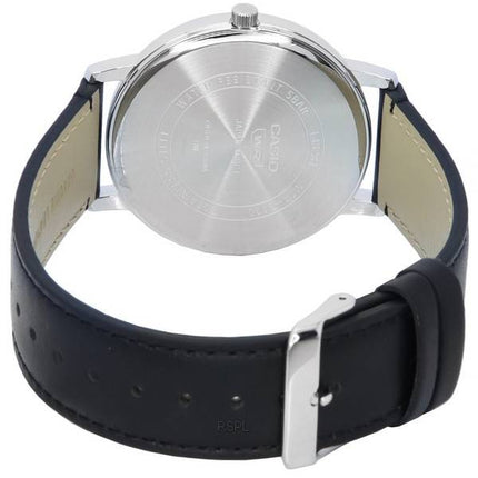 Montre Homme Casio Standard Analogique Bracelet Cuir Cadran Noir Quartz MTP-B130L-1A MTPB130L-1