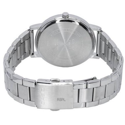 Montre Homme Casio Standard Analogique Acier Inoxydable Cadran Noir Quartz MTP-B135D-1A MTPB135D-1