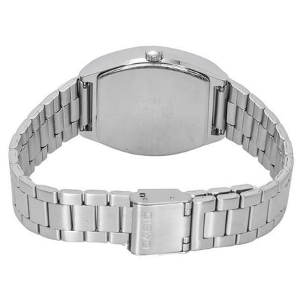 Montre Casio Standard analogique en acier inoxydable avec cadran bleu et quartz MTP-B140D-2A pour homme
