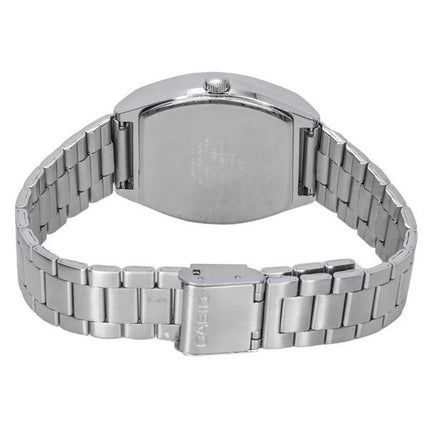 Montre Casio Standard analogique en acier inoxydable avec cadran blanc et quartz MTP-B140D-7A pour homme