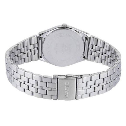 Montre Casio Standard en acier inoxydable avec cadran turquoise et quartz MTP-B145D-2A1 pour homme