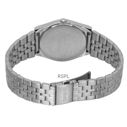 Montre unisexe Casio Standard analogique en acier inoxydable avec cadran vert et quartz MTP-B145D-3AV