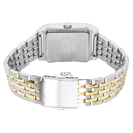 Montre homme Casio analogique en acier inoxydable, cadran doré, mouvement à quartz MTP-B190SG-9BV