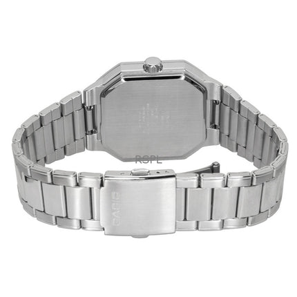 Montre homme Casio analogique en acier inoxydable, cadran vert, mouvement à quartz MTP-B195D-3AV