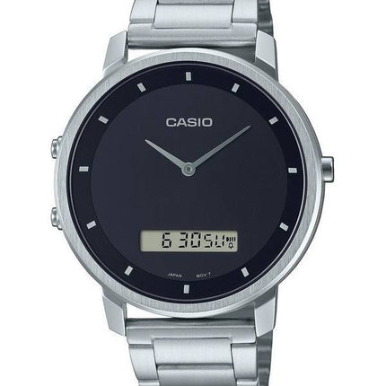 Montre pour homme Casio Standard en acier inoxydable analogique numérique MTP-B200D-1E MTPB200D-1