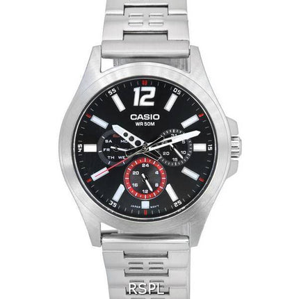 Montre pour homme à cadran multifonction analogique Casio MTP-E350D-1B MTPE350D-1B