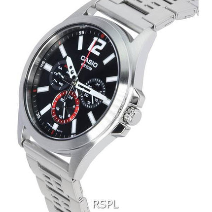 Montre pour homme à cadran multifonction analogique Casio MTP-E350D-1B MTPE350D-1B