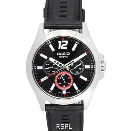 Montre pour homme à cadran multifonction analogique Casio MTP-E350L-1B MTPE350L-1B