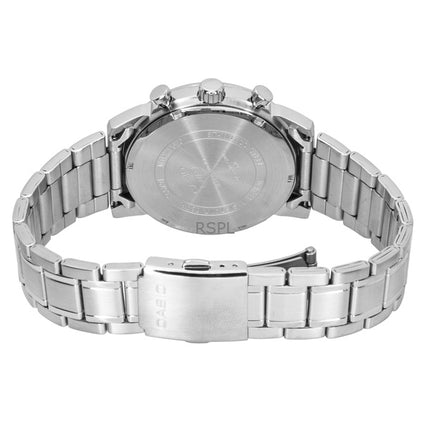 Montre homme Casio Chronographe Analogique Acier Inoxydable Cadran Vert Quartz MTP-E510D-3AV