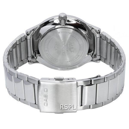 Montre Homme Casio Standard Analogique Acier Inoxydable Cadran Multicolore Quartz MTP-E605D-7E MTPE605D-7E