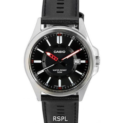Montre Homme Casio Analogique Cadran Noir Quartz MTP-E700L-1E MTPE700L-1E