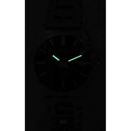 Montre Casio Standard analogique en acier inoxydable avec cadran noir et quartz MTP-E720D-1A pour homme