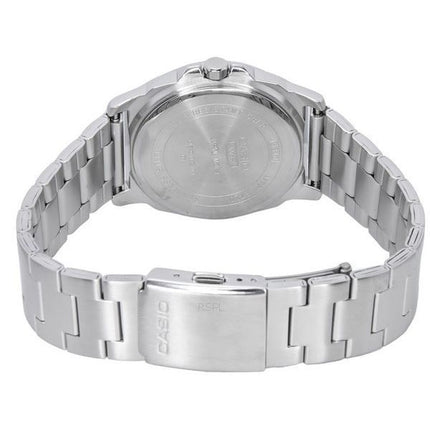 Montre Casio Standard analogique en acier inoxydable avec cadran noir et quartz MTP-E720D-1A pour homme