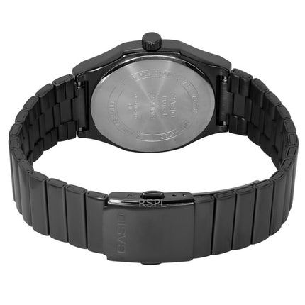Montre analogique Casio Standard pour homme, acier inoxydable, cadran argenté, quartz, MTP-E735B-7AV
