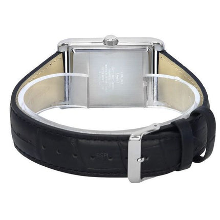 Casio Standard Analogique Bracelet en Cuir Phase de Lune Cadran Argenté Quartz MTP-M105L-7A Montre Unisexe