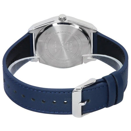 Casio Standard Analogique Phase de Lune Cadran Blanc Bracelet en Cuir Quartz MTP-M300L-7A MTPM300L-7 Montre Homme