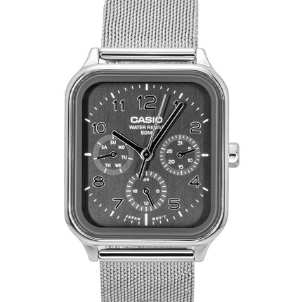 Montre homme Casio MTP-M306M-8AV, analogique standard, cadran gris, acier inoxydable, mouvement à quartz.
