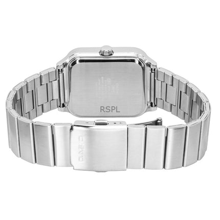 Montre homme Casio MTP-M307D-1BV, analogique standard, cadran noir et blanc, en acier inoxydable, à quartz.