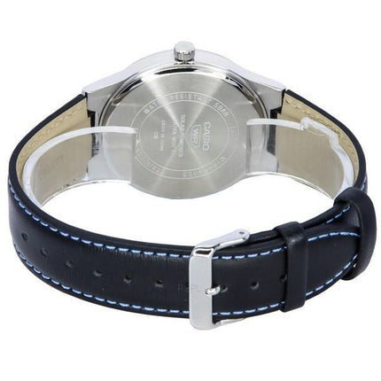 Montre pour homme Casio Standard Analog Leather Strap Blue Dial Solar Powered MTP-RS105L-2B