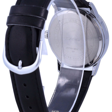 Montre Homme Casio Cadran Noir Acier Inoxydable Analogique Quartz MTP-V002L-1B3 MTPV002L-1