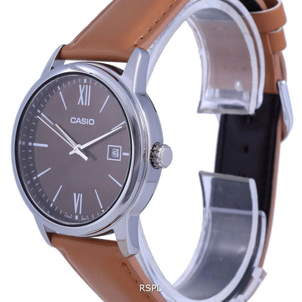 Montre Homme Casio Maroon Cadran Acier Inoxydable Analogique Quartz MTP-V002L-5B3 MTPV002L-5