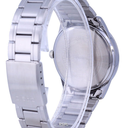 Montre Homme Casio Cadran Bleu Acier Inoxydable Analogique Quartz MTP-V005D-2B5 MTPV005D-2