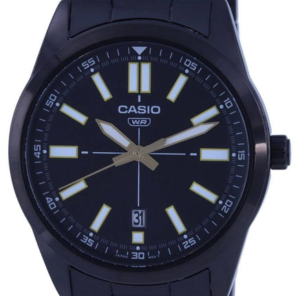 Montre pour homme Casio Classic cadran noir analogique MTP-VD02B-1E MTPVD02B-1