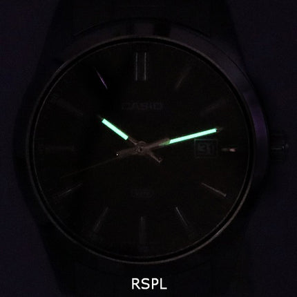 Montre Homme Casio Analogique Acier Inoxydable Cadran Noir Quartz MTP-VD03D-1A MTPVD03D-1