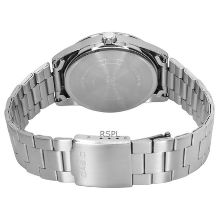 Montre Casio Standard analogique en acier inoxydable avec cadran vert menthe et quartz MTP-VD03D-3A2 pour homme