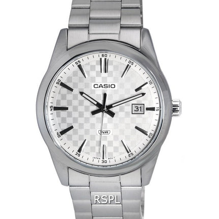 Montre Homme Casio Analogique Acier Inoxydable Cadran Argenté Quartz MTP-VD03D-7A MTPVD03D-7