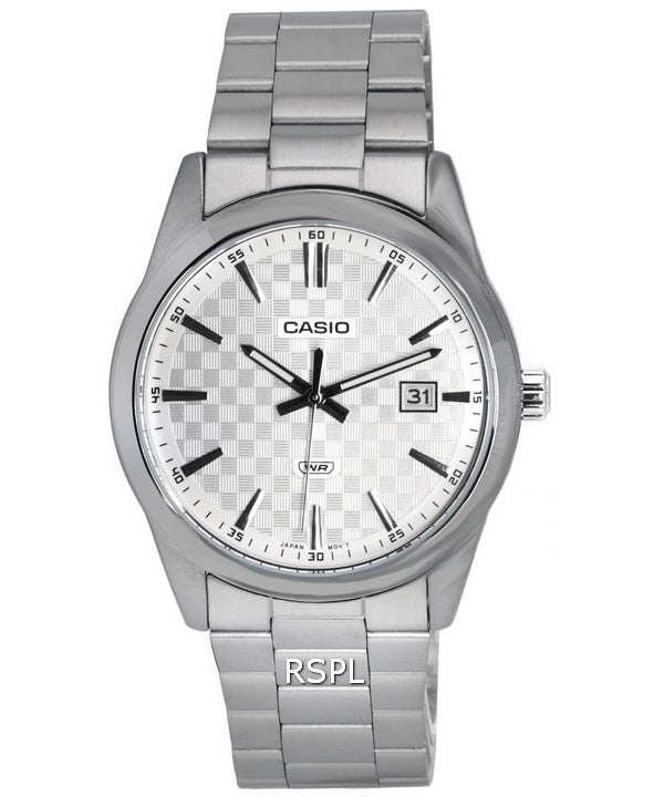 Montre Homme Casio Analogique Acier Inoxydable Cadran Argenté Quartz MTP-VD03D-7A MTPVD03D-7