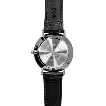 Montre homme Casio analogique à quartz, bracelet en cuir, cadran blanc, MTP-VT05L-7E