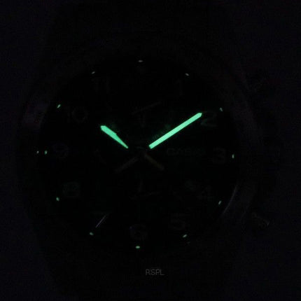 Casio Standard Analogique Acier Inoxydable Cadran Noir Quartz MTP-W500D-1A MTPW500D-1 Montre Homme