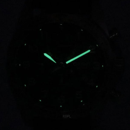 Montre Homme Casio Standard Analogique Bracelet Cuir Cadran Noir Quartz MTP-W500L-1A MTPW500L-1