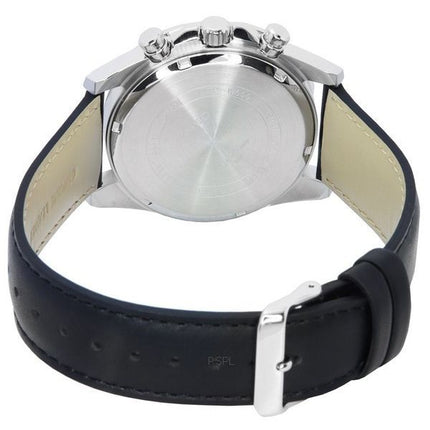 Montre Homme Casio Standard Analogique Bracelet Cuir Cadran Noir Quartz MTP-W500L-1A MTPW500L-1