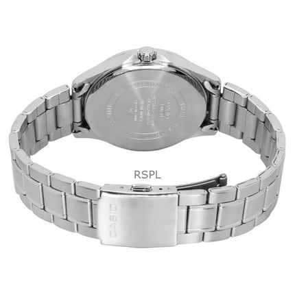 Montre analogique Casio Standard pour homme, cadran noir, acier inoxydable, solaire, MTS-RS100D-1AV