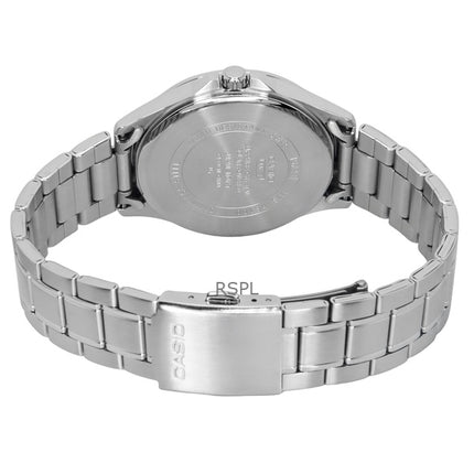 Montre analogique Casio Standard pour homme, cadran vert, acier inoxydable, solaire, MTS-RS100D-3AV