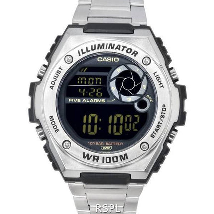 Casio Digital Cadran Noir Quartz MWD-100HD-1B MWD100HD-1B 100M Montre Homme