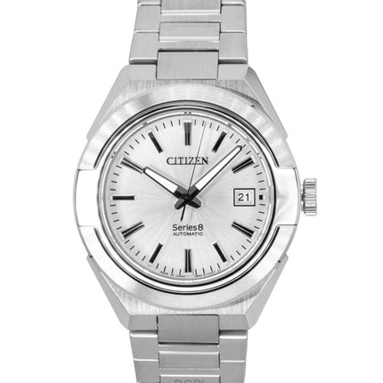 Montre homme Citizen Série 8 en acier inoxydable, cadran argenté, automatique, NA1000-88A, 100 m