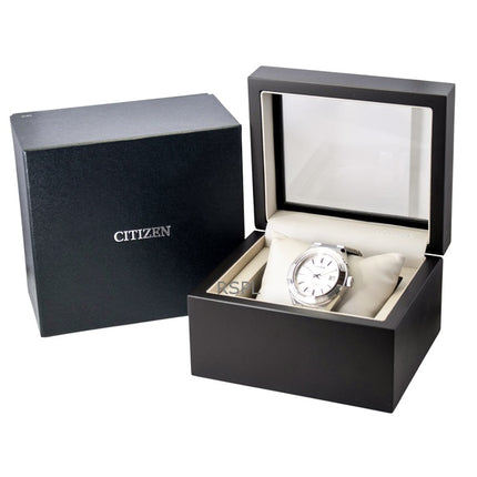 Montre homme Citizen Série 8 en acier inoxydable, cadran argenté, automatique, NA1000-88A, 100 m